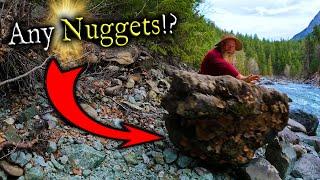 Rolling Boulders to find GOLD!