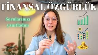 Finansal özgürlük yolunda yatırımlar? Nelere dikkat edilmeli? Gençler ne yapmalı? Faizsiz yatırım?