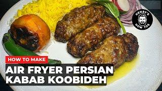 How To Make Air Fryer Persian Kabab Koobideh | Ep 615