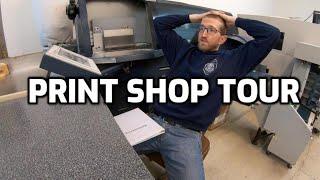 Lazy Millennial Digital Print Shop Tour, Starting Book Magazine Printing Binding Publishing Business