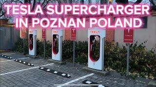 TESLA SUPERCHARGER IN POZNAN POLAND (prices)