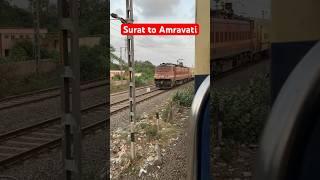 Surat to Amravati Express #indianrailways