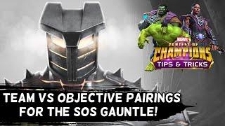 Multiple Objectives Covered | SOS Team Setups Selection Guide | Marvel Contest of Champions