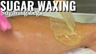 SUGARING | SUGAR WAX #waxing #sugaring #legwax #sugarwax