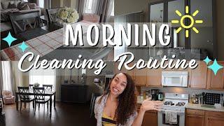 MORNING CLEANING ROUTINE | Morning Cleaning Routine as a SAHM | Slay At Home Mom