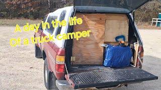 A day in the life living in a truck camper