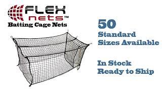 Batting Cage Nets for Backyards, Basements, Garages & Pro Facilities