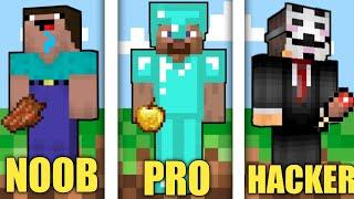 Noob Vs Pro Vs Hacker  EATING #shorts #minecraft #Shorts