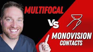 Multifocal VS Monovision Contacts // Contacts For Presbyopia