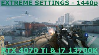 DELTA FORCE - 1440p - EXTREME SETTINGS - RTX 4070 Ti & i7 13700K - GAMEPLAY PERFORMANCE 60 FPS