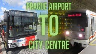 Prague Airport to City Centre by Public Transport