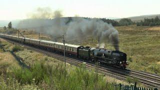 DOUBLE STEAM over Shap SR 34046 and SR 34067 The Lakelander & Northern Belle 31 08 24