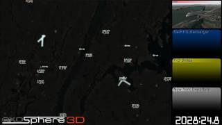 Flight 1549 - NY TRACON Departure Controller's perspective, Realtime animation