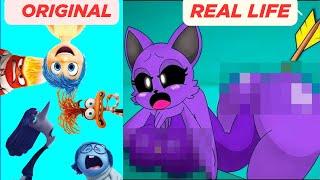 The best TikTok of CatNap Inside Out 2 REAL LIFE vs ORIGINAL/Poppy Playtime Chapter 3