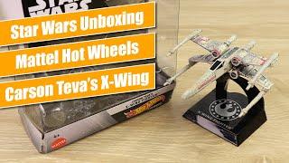 Hot Wheels Starships Select Carson Teva's X-Wing Fighter - Star Wars Unboxing