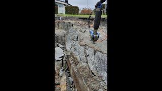 Hydraulic Rock and concrete splitter