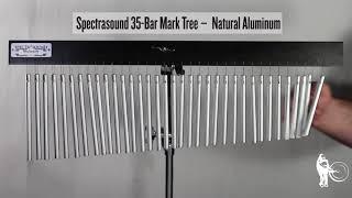 Spectrasound 35-Bar Mark Tree | Natural Aluminum