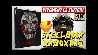 SAW X  VIVEMENT LA SUITE!!!  STEELBOOK 4K UHD /BLU-RAY UNBOXING!