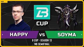 WC3 - [UD] Happy vs Soyma [NE] - WB Semifinal - B Cup Season 13