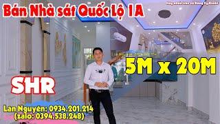  Bán NHÀ sổ hồng riêng  sát Quốc Lộ 1A - cách mặt tiền 20m | Nhà Bình Chánh giá rẻ 2023