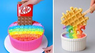 Fantastic Rainbow Cake Decorating Idea  Perfect Cake Compilation | So Tasty Chocolate Cake