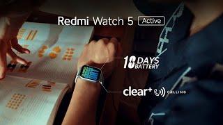 Redmi Watch 5 Active | 18-Day Battery, Clear+ Calling