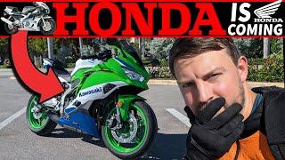 Honda can DESTROY my Kawasaki ZX-4RR with their new BABY crotch rocket CBR400R...I'm PUMPED