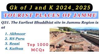 Tourist Places of Jammu || Gk of Jammu and Kashmir 2024_2025 || ‎@TheAspirants01