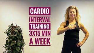 INTERVAL TRAINING CARDIO BURPEES AND JUMPSQUATS | Workout by AC (3X 15 MIN A WEEK)