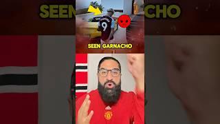 Garnacho Wearing an Aston Villa Shirt Manchester United Rage 