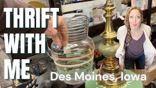 Let's Go Thrifting!!  I'm hitting up some new spots | Des Moines, Iowa