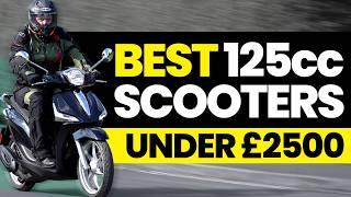 Top 10 Cheap 125cc Scooters for UNDER £2,500 in 2024!