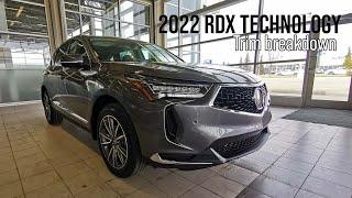 2022 Acura RDX Technology | Trim Breakdown | West Side Acura in Edmonton Alberta