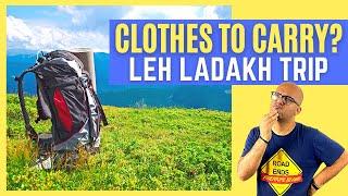 What clothes to carry on Leh Ladakh Trip 2025, Ladakh Trip Packing List, Packing Clothes for Ladakh