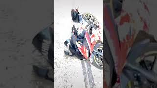 Stunt failed||Yamaha R15 status#R15lovers#shorts