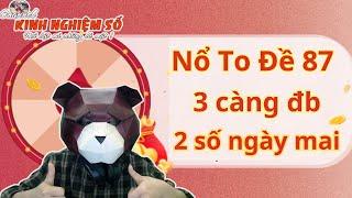 kinh nghiệm số ngày 08 - 01, Chốt 3 càng đb , bộ đề ít số , gấu kinh nghiệm số , gấu kns