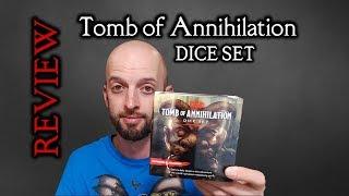 Tomb of Annihilation Dice Set - unboxing and quick review