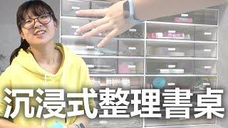 【挑戰】大掃除! 妞妞沉浸式整理書桌[NyoNyoTV妞妞TV]