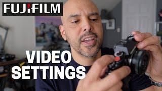 Best Fujifilm video settings for NON-videographers.