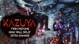 Dark Prince reveals Kazuya hidden Twin Pistons High Wall Splat Tech for extra damage !