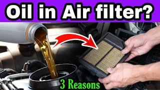 3 Main Reasons Why Engine oil in Air filter? | The Car Doctor Pakistan