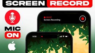 How to SCREEN RECORD on iPhone 13 - Hidden Setting in iOS 17