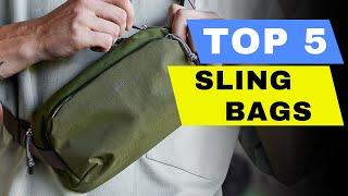 TOP 5 BEST SLING BAG 2024 REVIEW FOR WOMEN, MEN & TRAVEL - EDC SLING BAGS FOR EVERYDAY CARRY