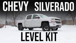 2018 Chevy Silverado 2" Rough Country level kit!