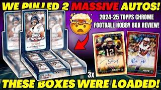 *MASSIVE ROOKIE AUTO PULLS! 2024 TOPPS CHROME FOOTBALL HOBBY BOX REVIEW!