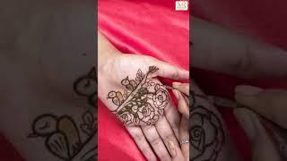 22 Beautiful Number mehndi design for hands | Easy Simple mehndi design #shorts #youtubeshorts