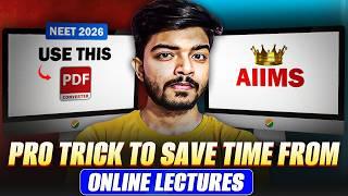 COMPLETE Online Lectures 2x Faster Than Your COMPETITION ‼️Score 650+ In NEET 2026