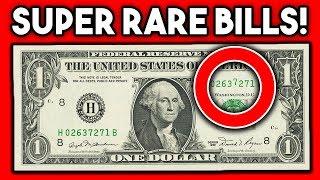 IF YOU HAVE A DOLLAR BILL LOOK FOR THESE VALUABLE ERRORS ON YOUR  PAPER MONEY!!