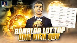 SỐC: RONALDO SẼ TRỞ LẠI TOP ỨNG VIÊN QUẢ BÓNG VÀNG 2025?