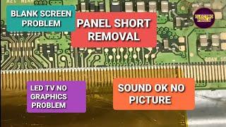 LED TV blank Screen|Only 12V,3.3v,1.8v|SM4186|Panel short Removal|No VGH-VGL, AVDD, VCOM Voltage's